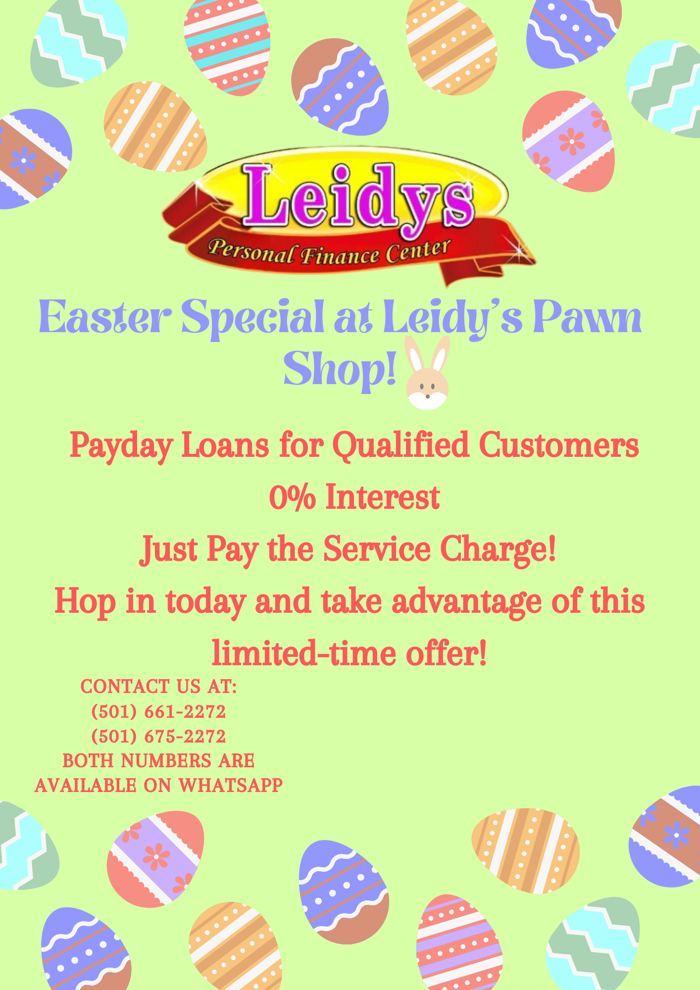Easter Loan Flyer